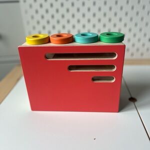 LOVEVERY Count & Slide Ring Chute Toy